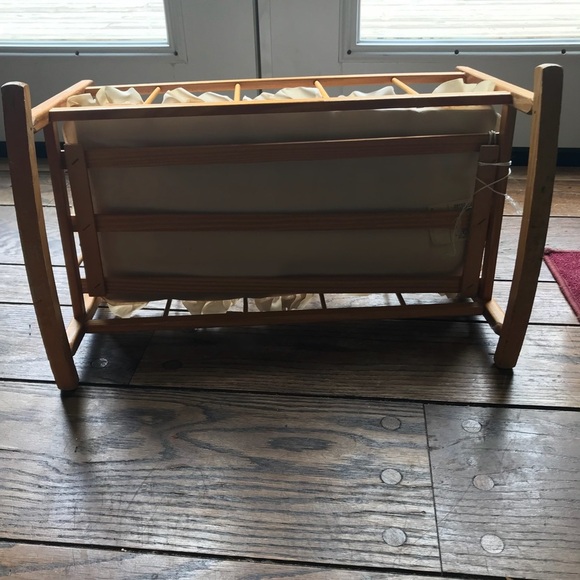 1940’s RARE Wooden baby doll cradle with ladder - Picture 6 of 8